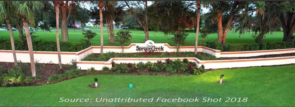 Spruce Creek South | Wall Sign | 2018